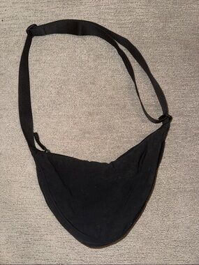 Uniqlo Black Crescent Crossbody Sling Bag